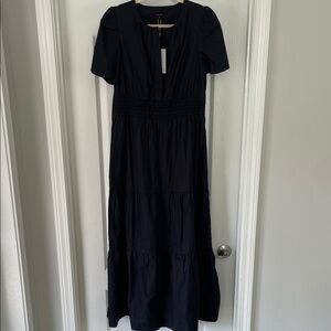 Quince Elegant Black Maxi Dress